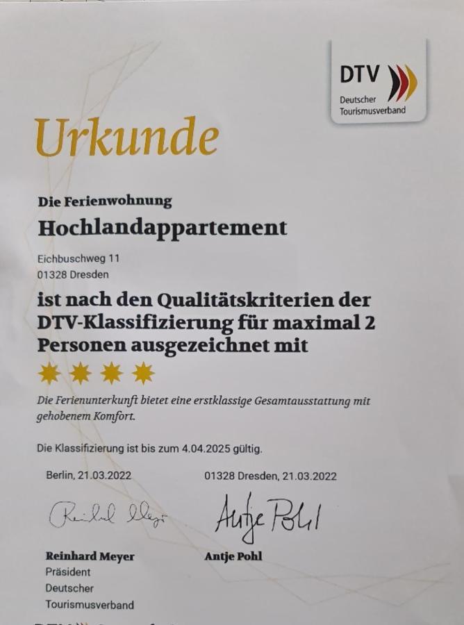 Hochlandappartement 드레스덴 외부 사진